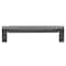 Gliderite Hardware 5-1/16 in. Center to Center Knurled Bar Pull Matte Black 4788-128-MB-1 - alternate 1